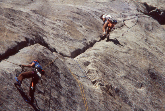 Yosemite rock climbers