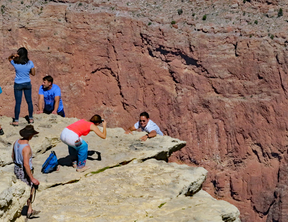 Grand Canyon cliffhanger
