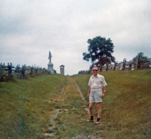 Dick at Bloody Lane, Antietam 1973