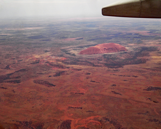 Uluru from air