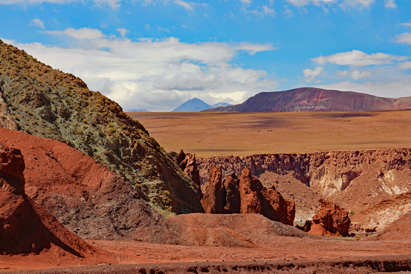 Colorful Atacama scene