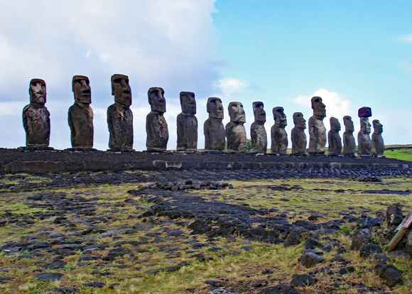 Tongariki moai