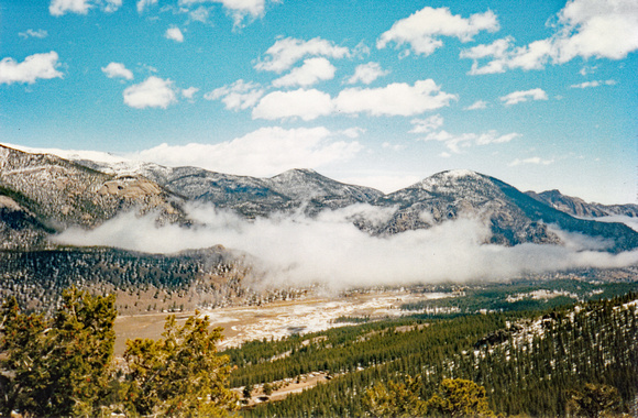 Rocky Mountain National Park fog