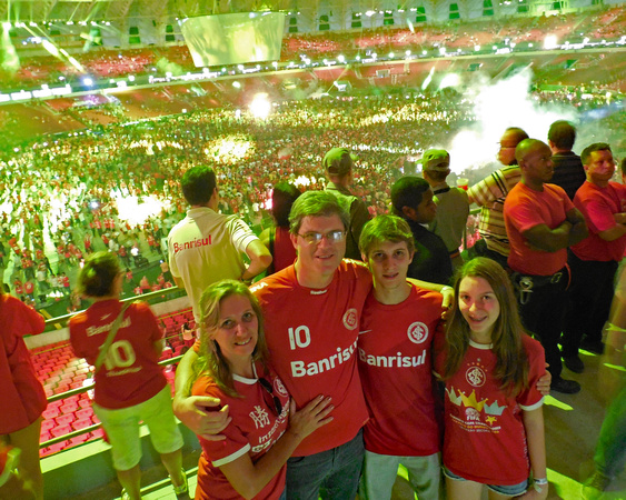Muller family, Internacional Stadium, Porto Alegre