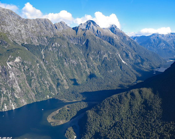 Milford Sound from air