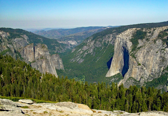 Yosemite Valley looking west