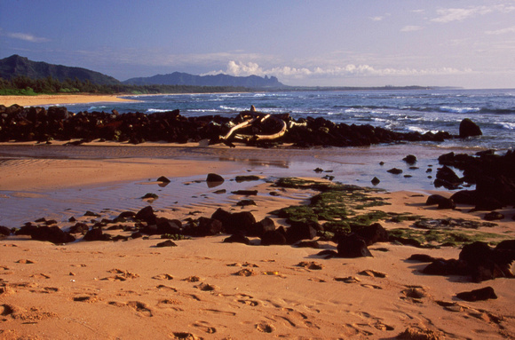 Kauai beach scene2