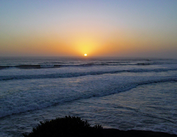 Santa Cruz ocean sunset