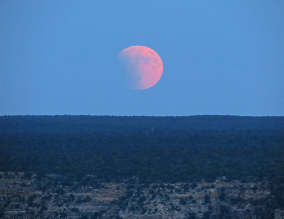 Grand Canyon lunar eclipse
