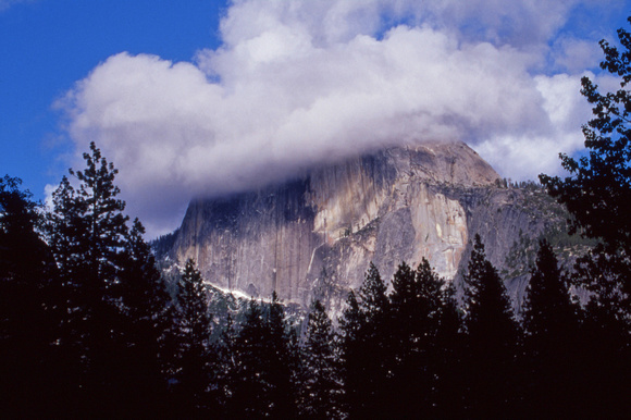 Cloud over Half Dome